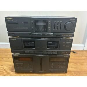 Fisher TAD-9415 Boombox Stereo AM/FM Radio Cassette-Cassette Works-CD Error MSG